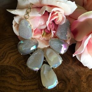 Kendra Scott Custom Gold Iridescent Drusy Harlie